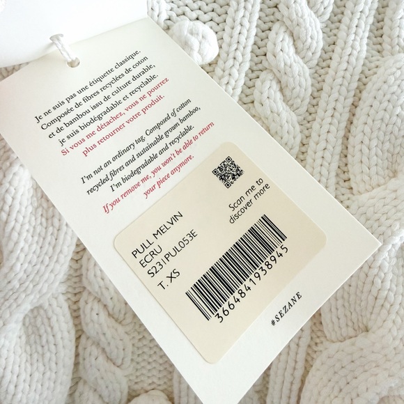 Sezane NWT Melvin Sweater - Picture 8 of 16